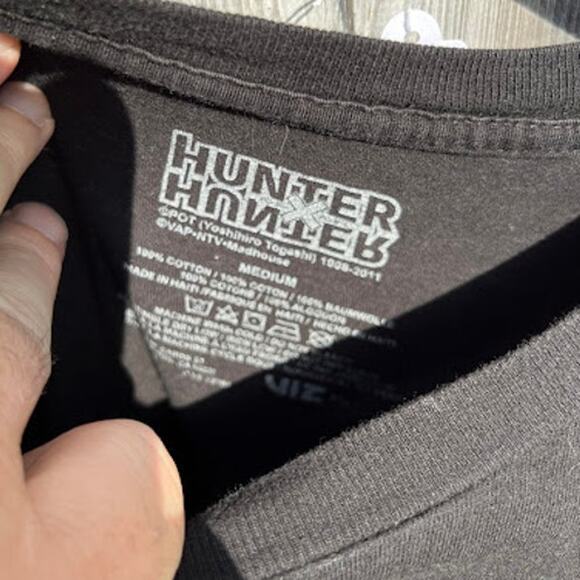 Hunter x Hunter Chibi Anime Black Shirt Mens Size Medium - Picture 4 of 4